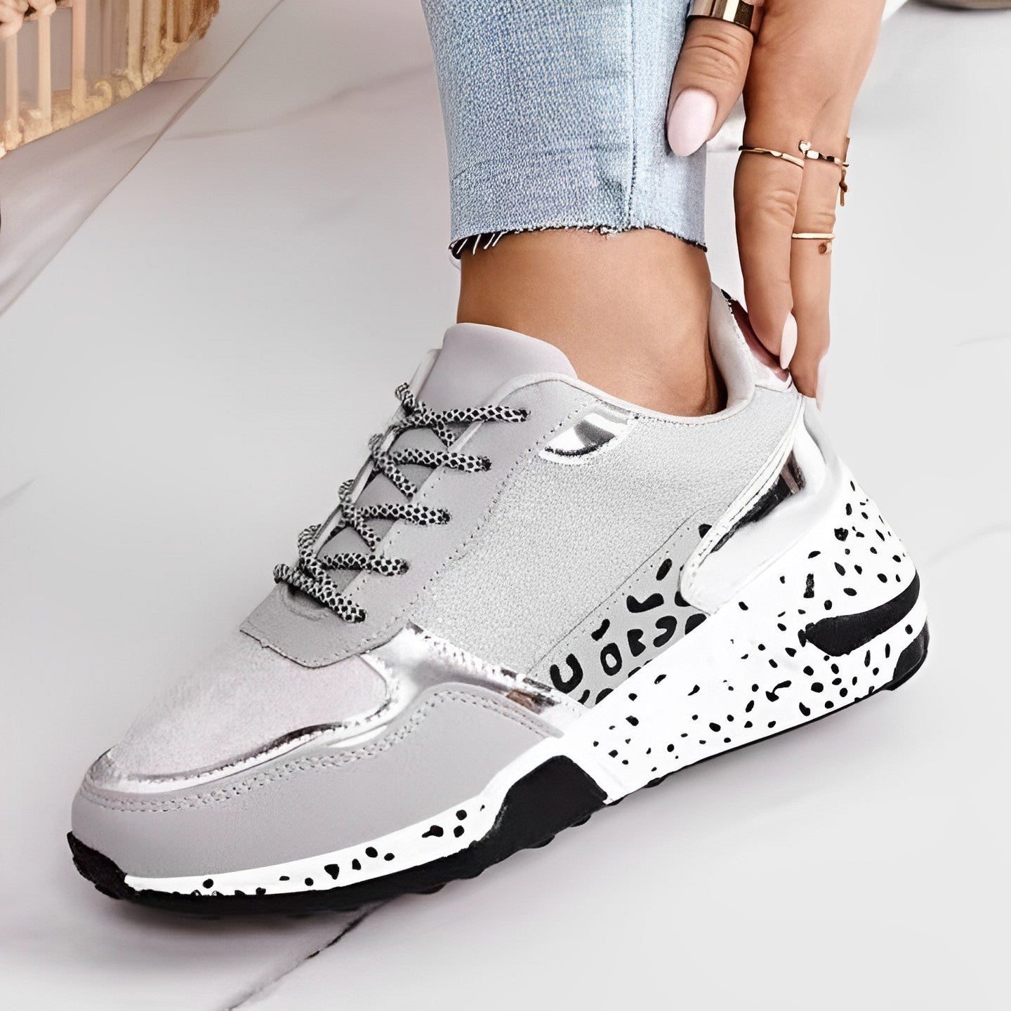 Scarpe Sportive da Donna | Sneakers Stile Moderno Sportivo Olis TIAMUSE Scarpe Sportive