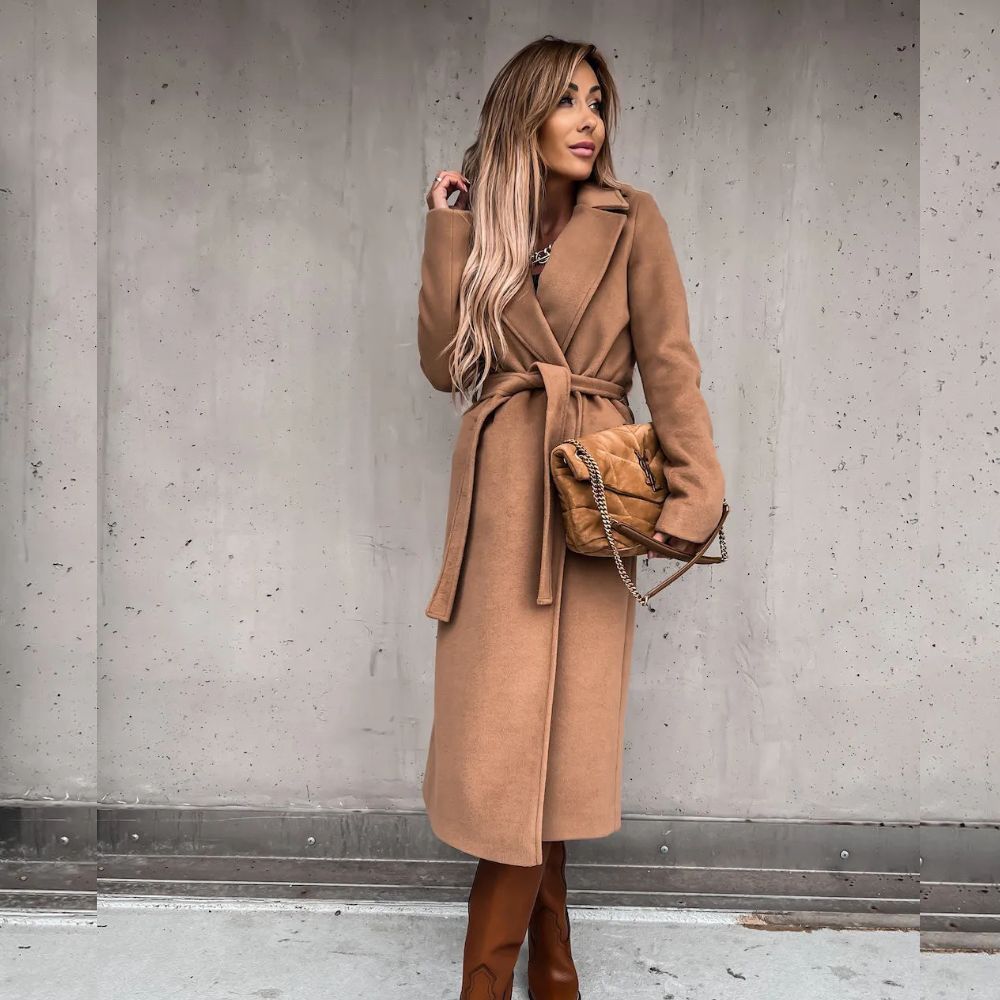 Trenchcoat Elegante Donna | Moda Donna 2025 Cappotto Raffinato