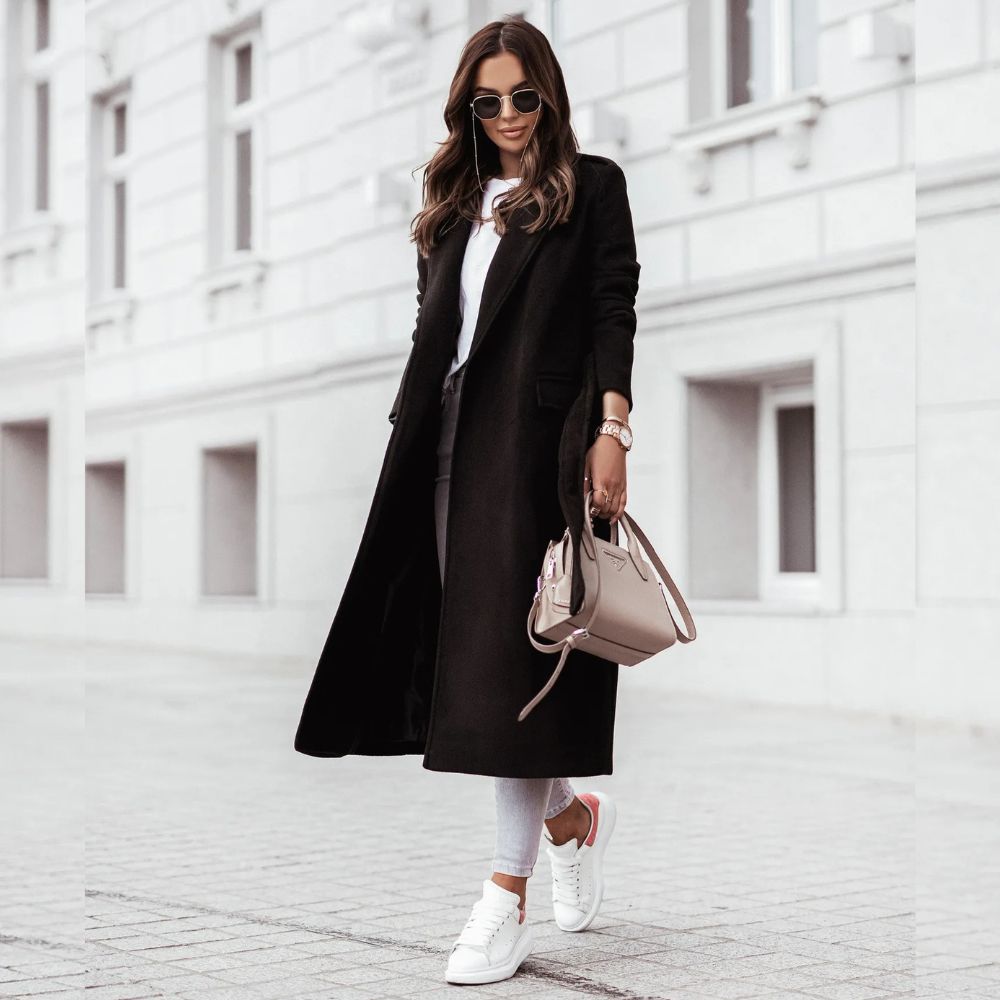 Trenchcoat Elegante Donna | Moda Donna 2025 Cappotto Raffinato