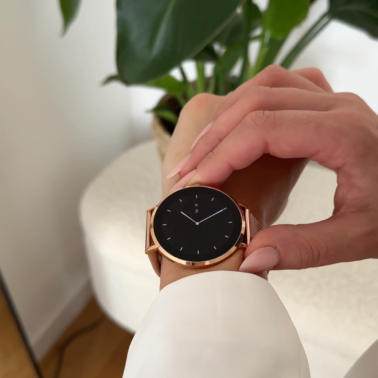 Smartwatch Donna | Monitoraggio Frequenza Cardiaca, Sonno e Passi | Eleganzia