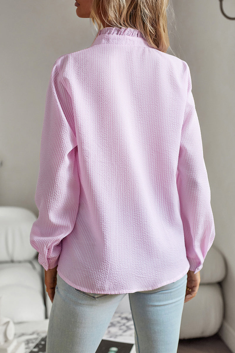 Blusa Elegante da Lavoro Lucia | Camicia a Maniche Lunghe con Bottoni per Ufficio e Business Casual TIAMUSE Tops/Blouses & Shirts
