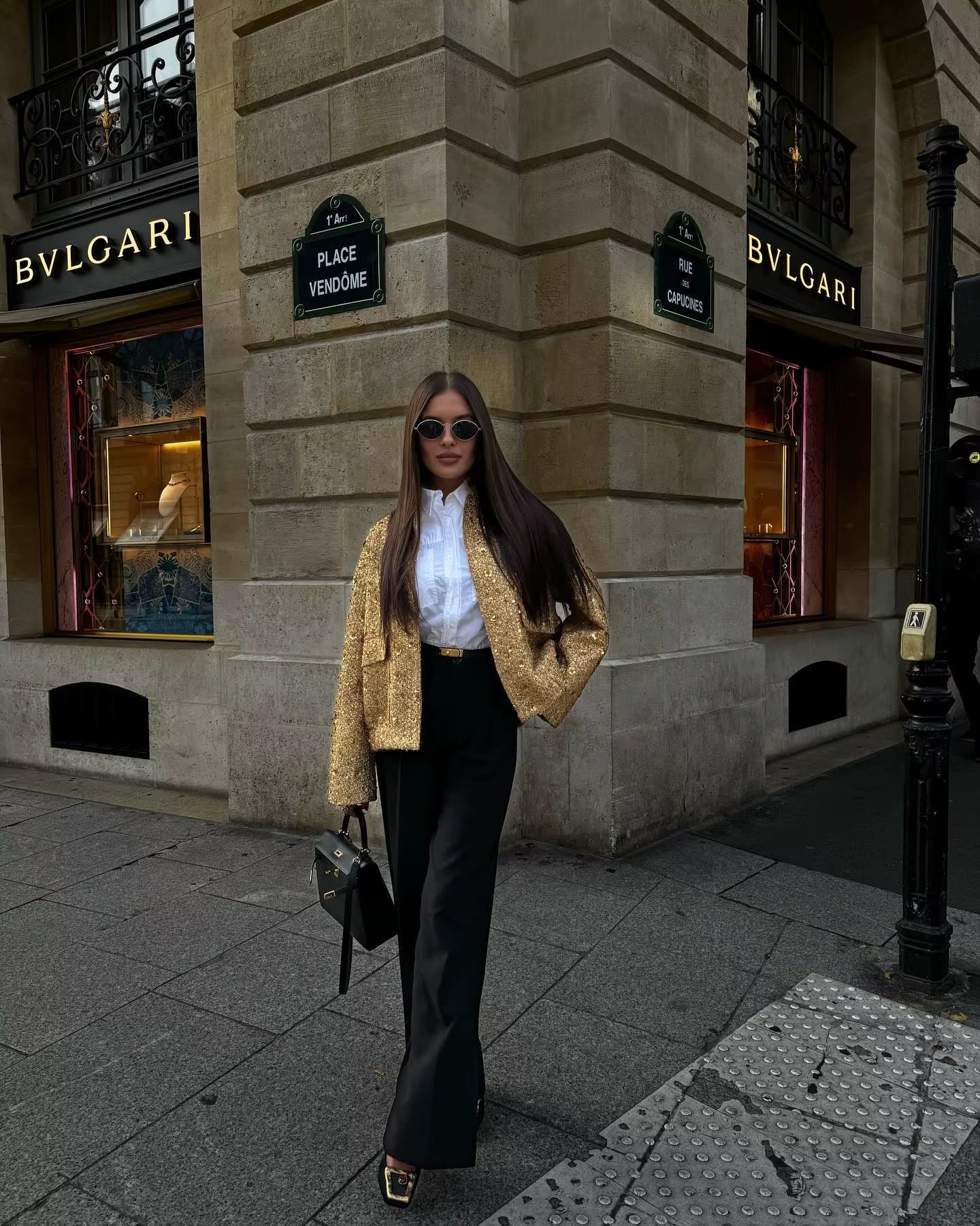 Bomber Oversize da Donna in Paillettes | Nero & Oro – per Tutti i Giorni e per Occasioni Speciali TIAMUSE Outwear