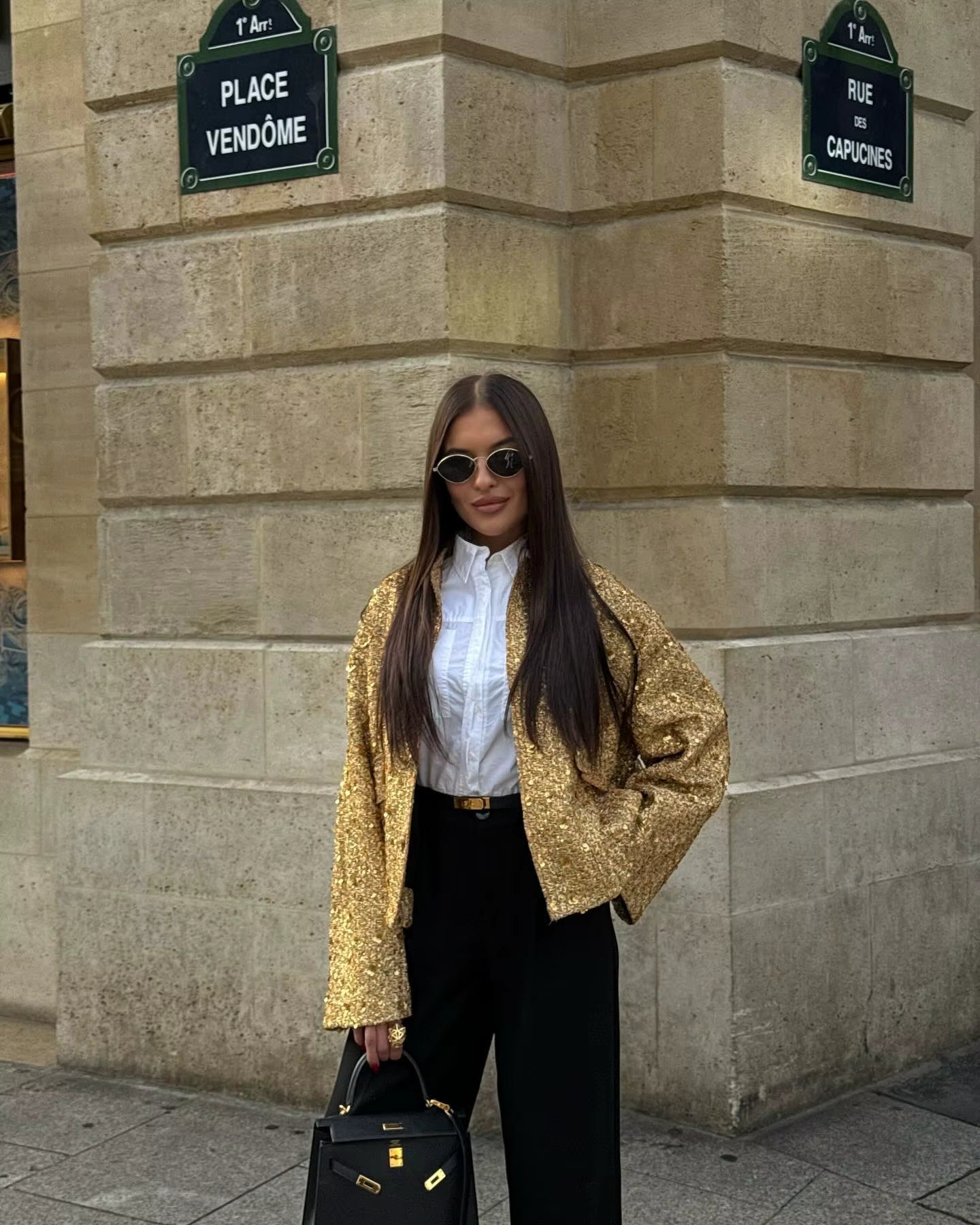 Bomber Oversize da Donna in Paillettes | Nero & Oro – per Tutti i Giorni e per Occasioni Speciali TIAMUSE Outwear