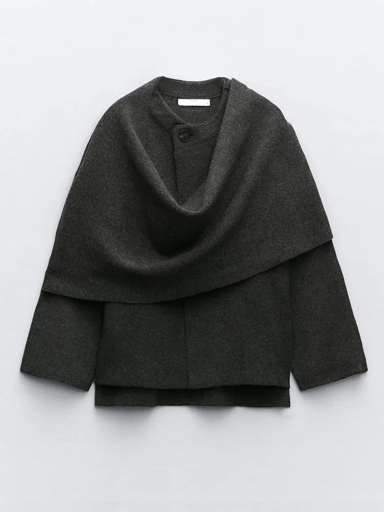 Cappotto Donna con Sciarpa Integrata | Stile Elegante per Autunno TIAMUSE November