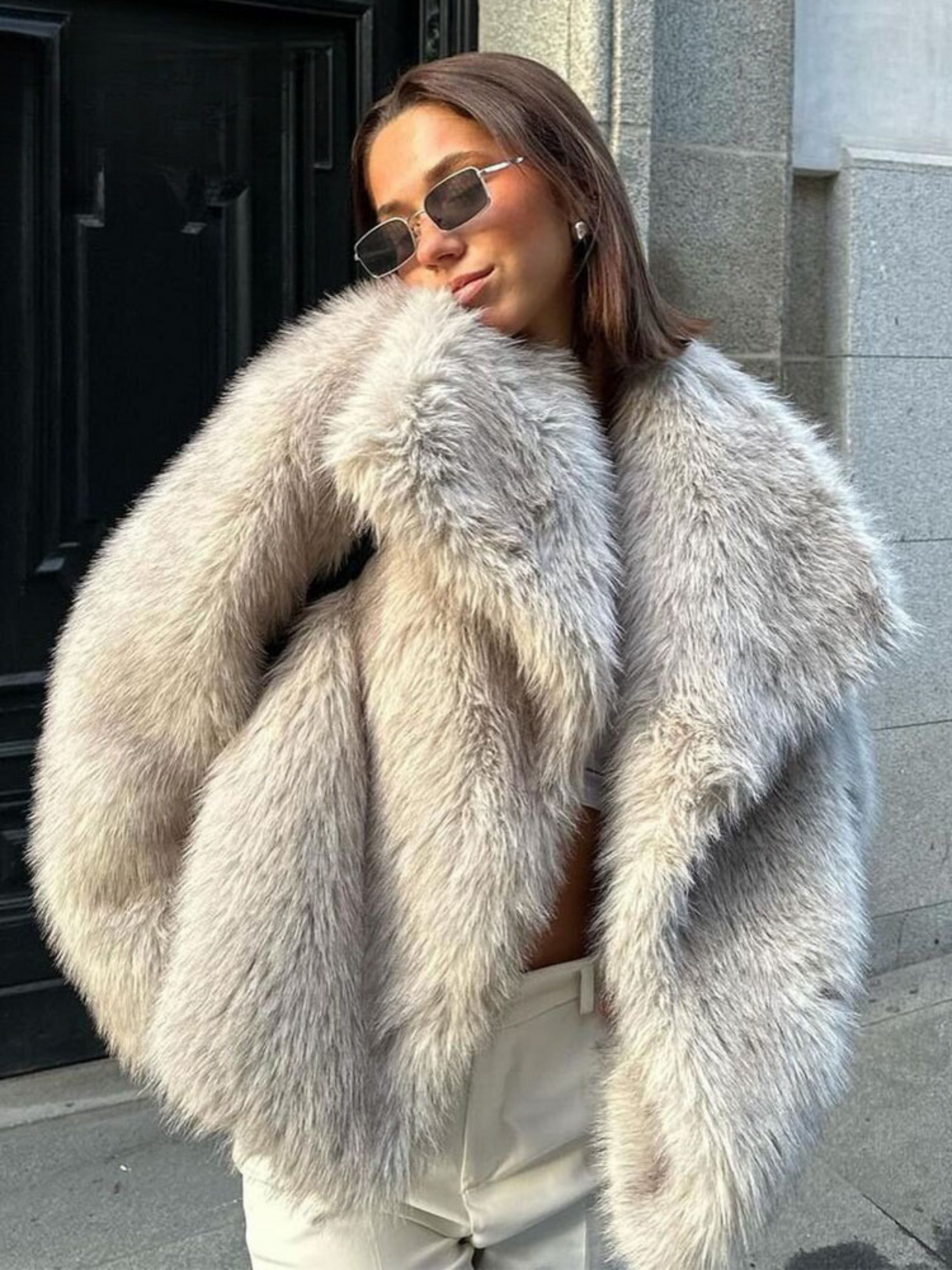 Cappotto Donna in Finta Pelliccia | Caldo e Sofisticato per Autunno Inverno TIAMUSE Outwear