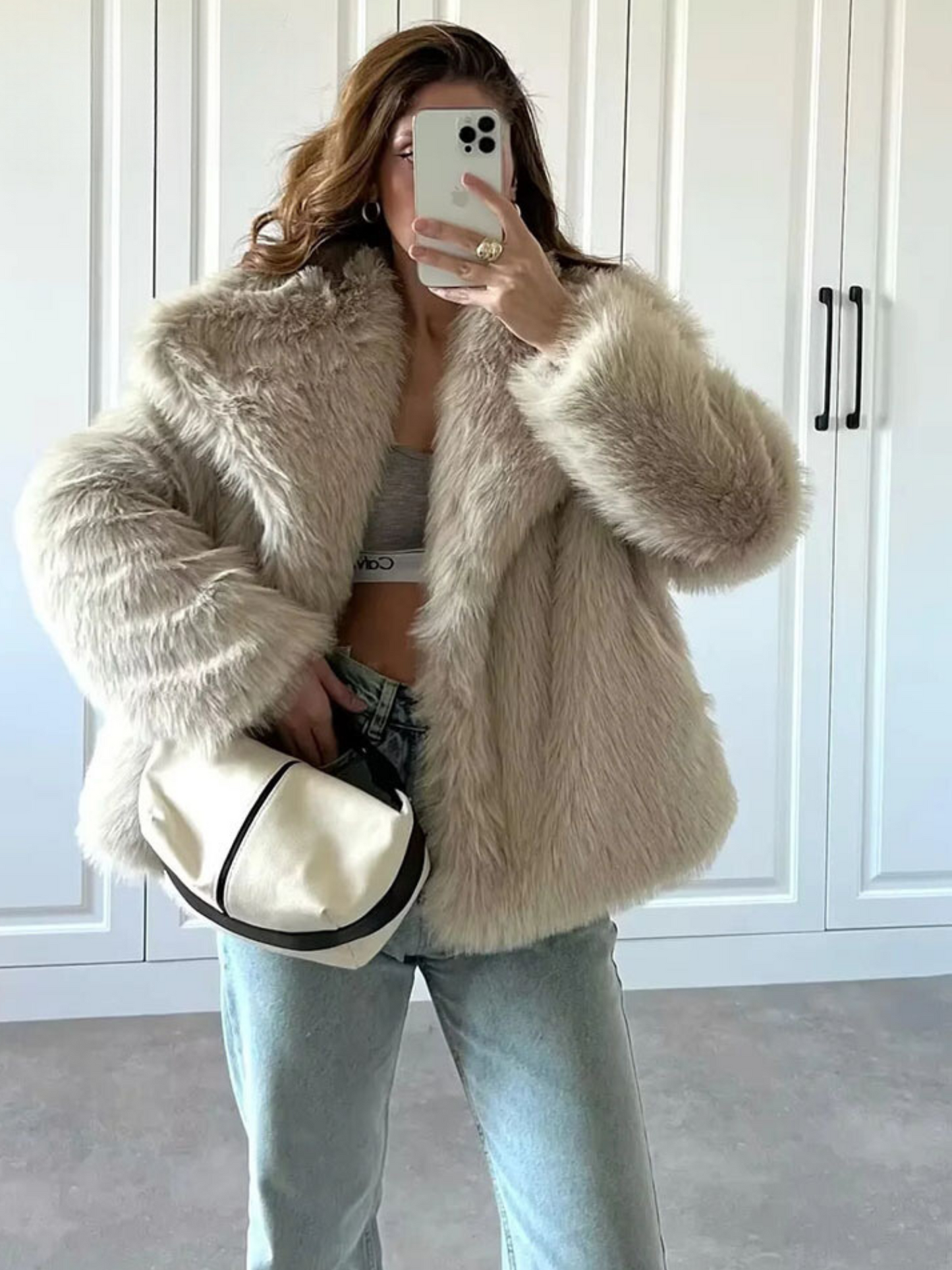 Cappotto Donna in Finta Pelliccia | Caldo e Sofisticato per Autunno Inverno TIAMUSE Outwear