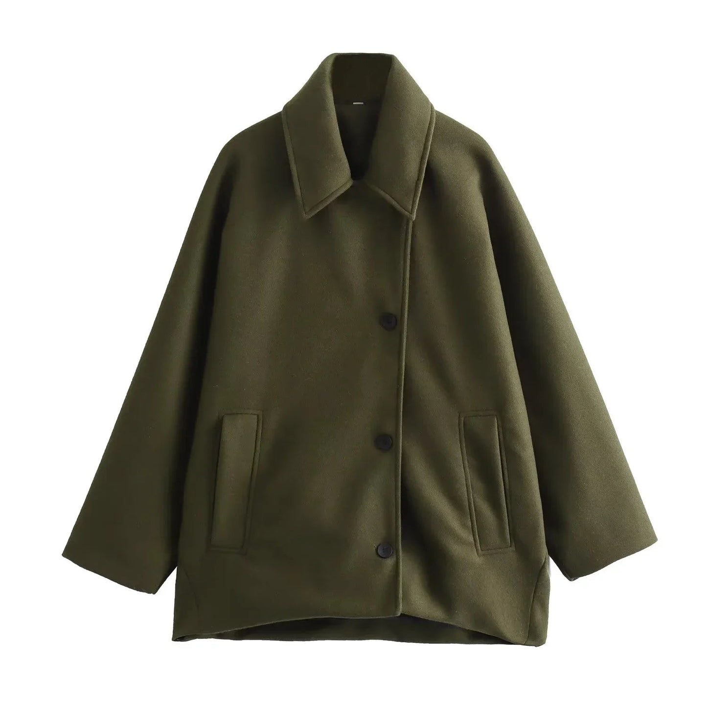 Cappotto Invernale Oversize Accogliente per Donna con Maniche Lunghe Calde TIAMUSE Outwear