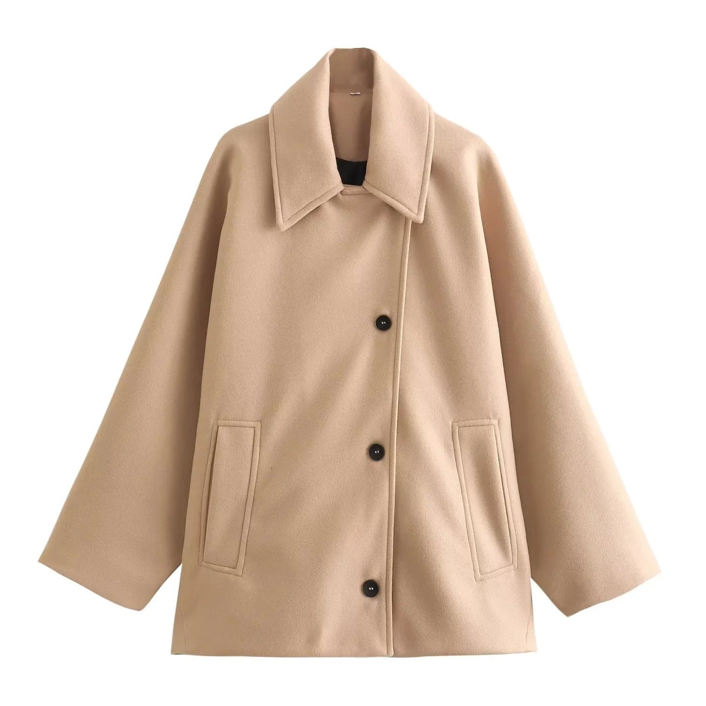 Cappotto Invernale Oversize Accogliente per Donna con Maniche Lunghe Calde TIAMUSE Outwear