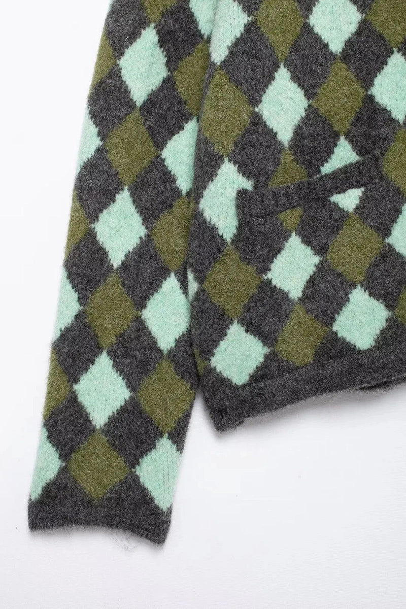 Cardigan Donna Slim con Tasche a Contrasto | Autunno 2025 TIAMUSE Cardigan