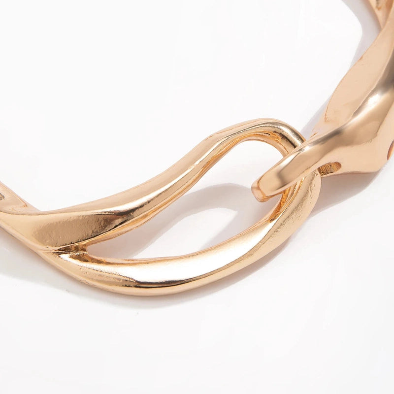 Collana Choker Rigida con Maxi Fibbia – Gioiello Statement Oro o Argento 2025 TIAMUSE Collana