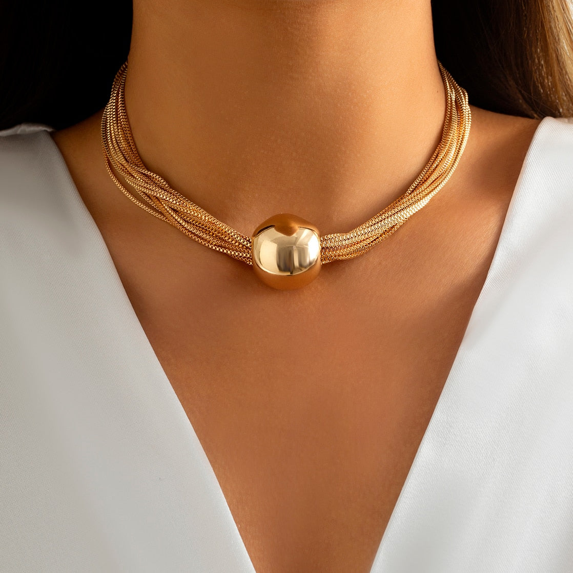 Collana a Catena Scintillante | Beatris TIAMUSE Necklaces