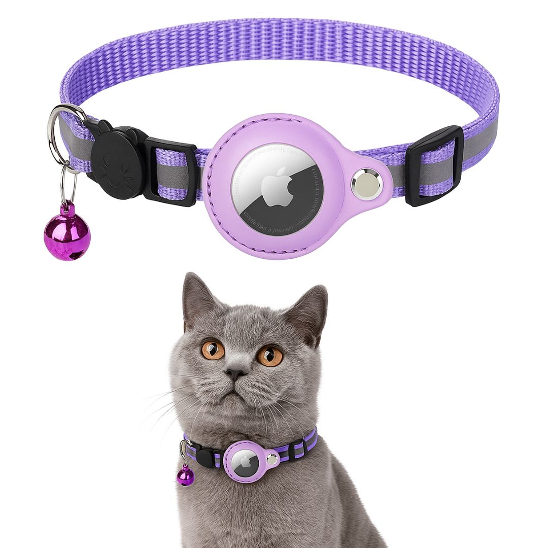 Collare per gatti con supporto per GPS e chiusura di sicurezza | TrackMeow TIAMUSE Gadgets