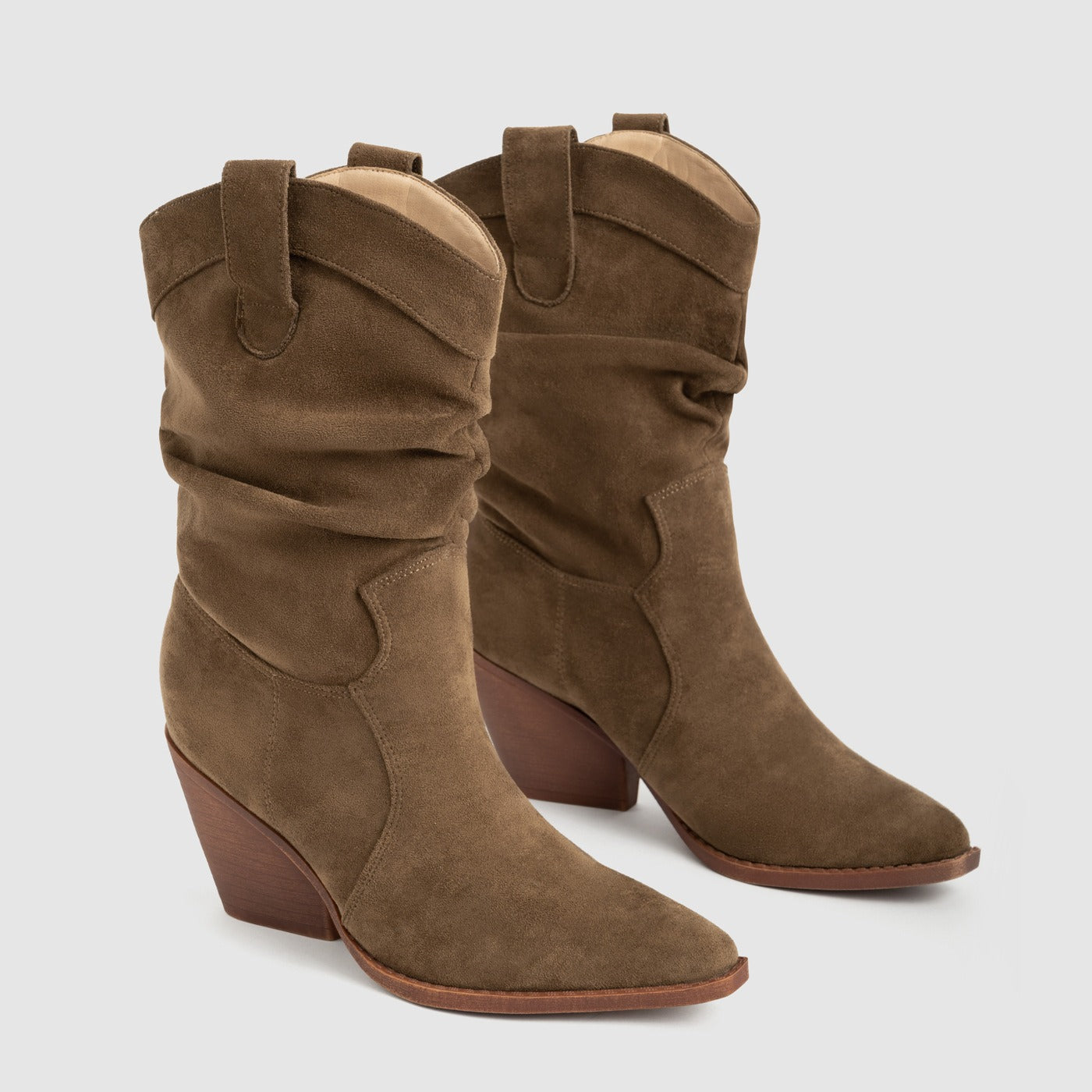 Comodi Stivali da Donna Autunnali con Tacco Medio in Stile Cowboy | Niora TIAMUSE Boots