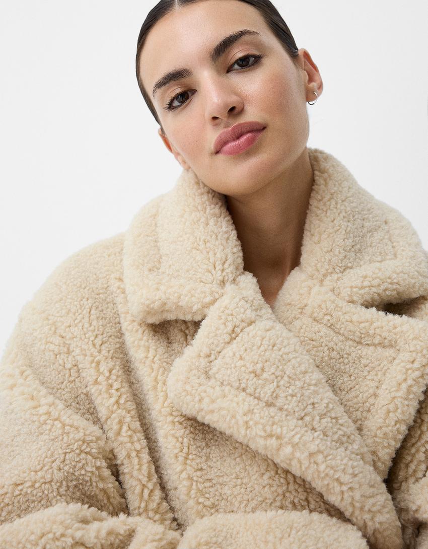 Elegante Cappotto Oversize in Pelliccia Sintetica per Donna | Lorea TIAMUSE Outwear