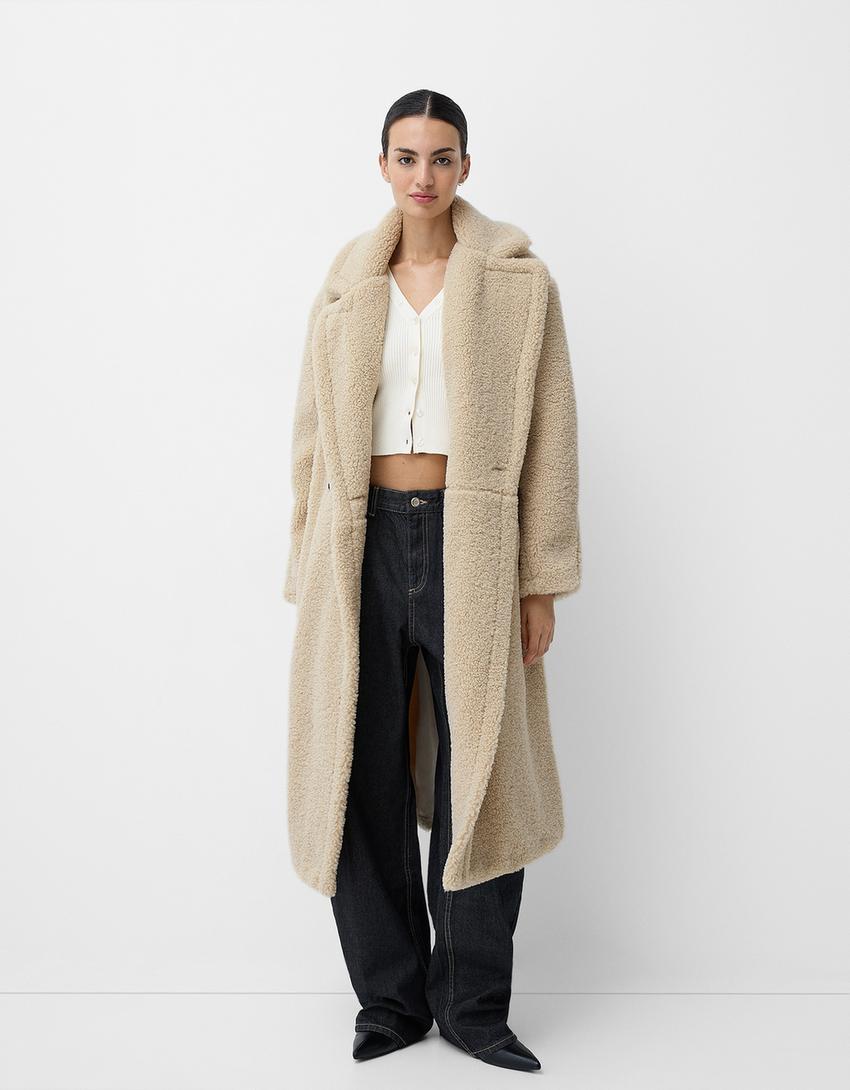 Elegante Cappotto Oversize in Pelliccia Sintetica per Donna | Lorea TIAMUSE Outwear