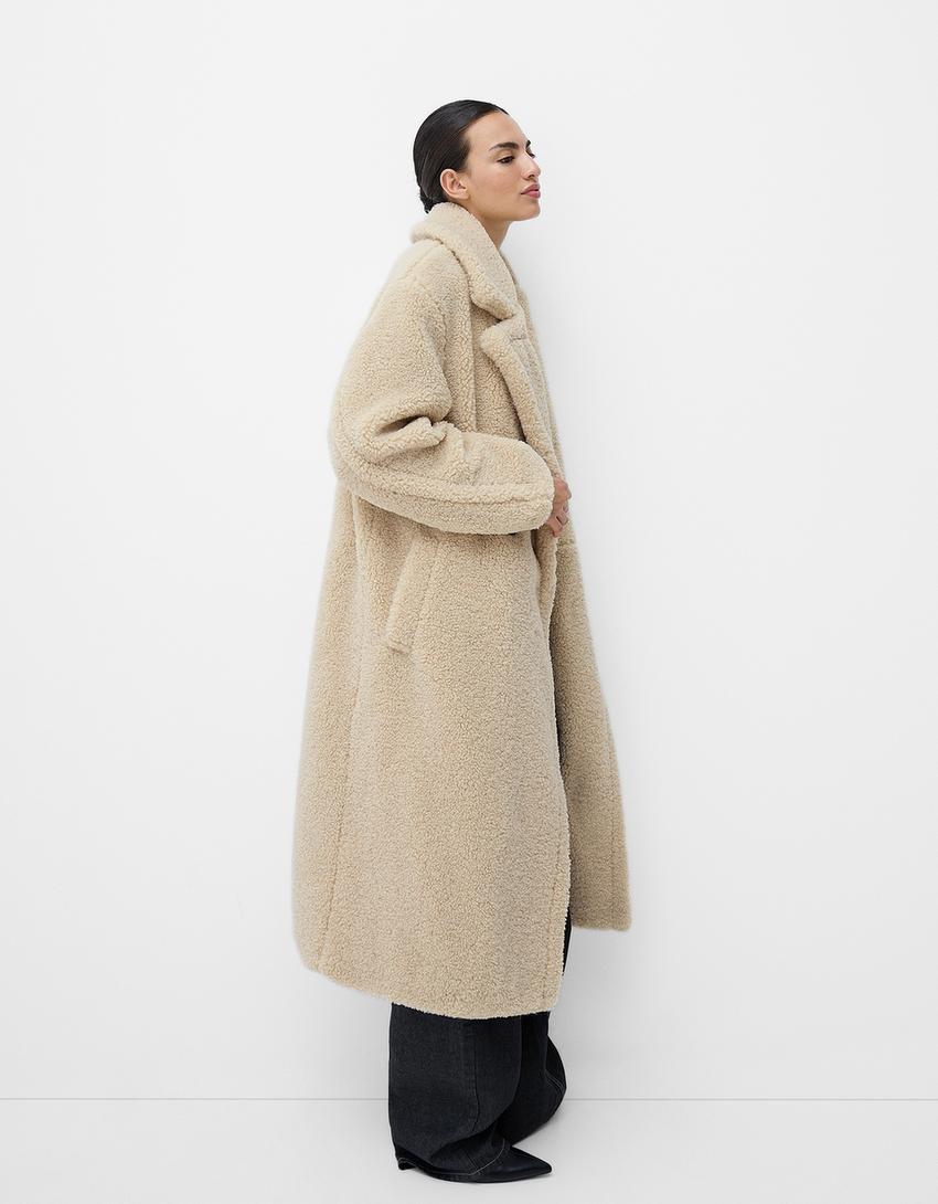 Elegante Cappotto Oversize in Pelliccia Sintetica per Donna | Lorea TIAMUSE Outwear