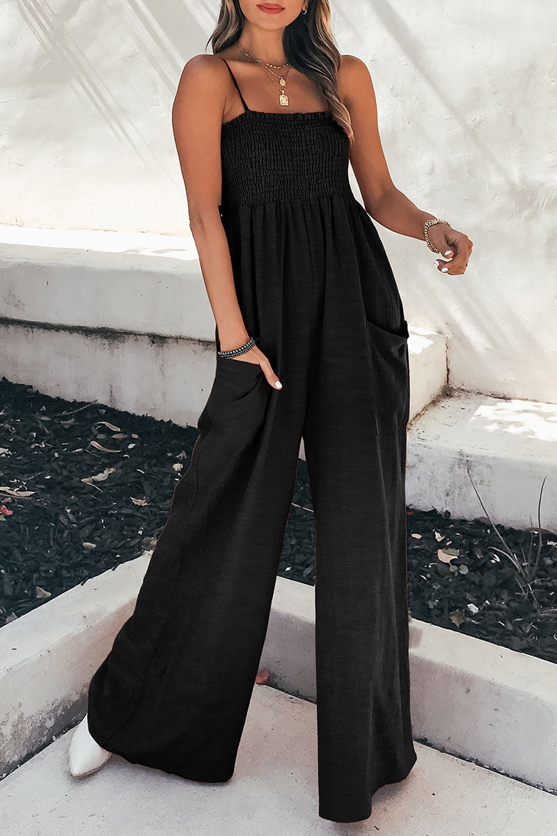 Elisa Tuta alla Moda | Salopette Larga Elegante per Estate e Occasioni Speciali TIAMUSE Jumpsuits & Rompers/Jumpsuits