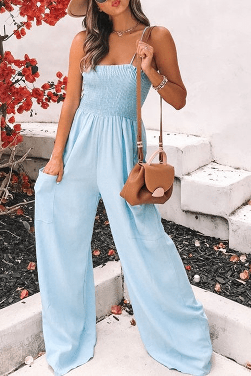 Elisa Tuta alla Moda | Salopette Larga Elegante per Estate e Occasioni Speciali TIAMUSE Jumpsuits & Rompers/Jumpsuits