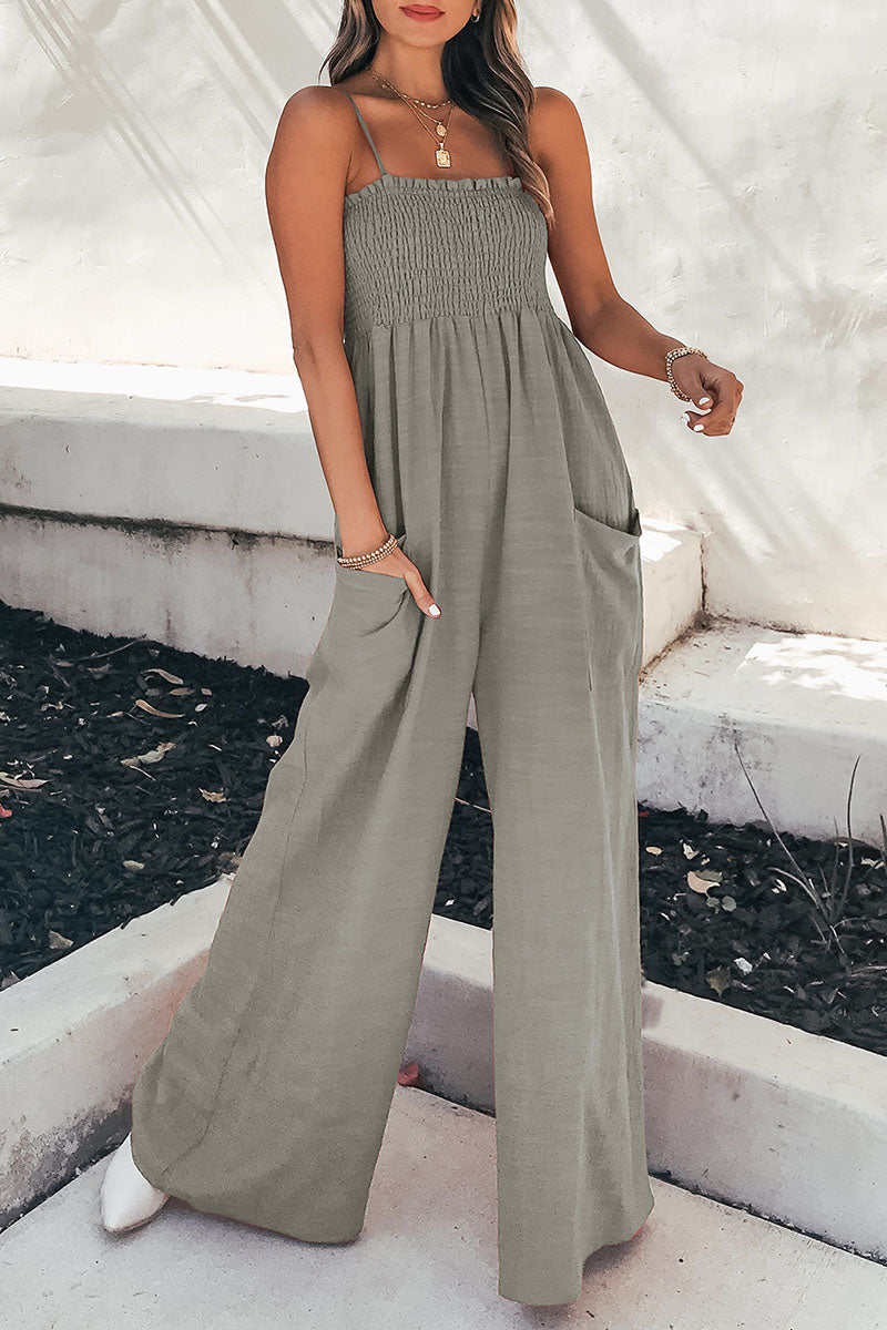 Elisa Tuta alla Moda | Salopette Larga Elegante per Estate e Occasioni Speciali TIAMUSE Jumpsuits & Rompers/Jumpsuits