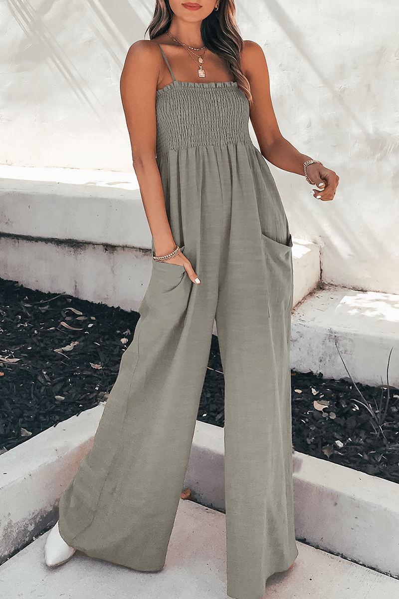 Elisa Tuta alla Moda | Salopette Larga Elegante per Estate e Occasioni Speciali TIAMUSE Jumpsuits & Rompers/Jumpsuits