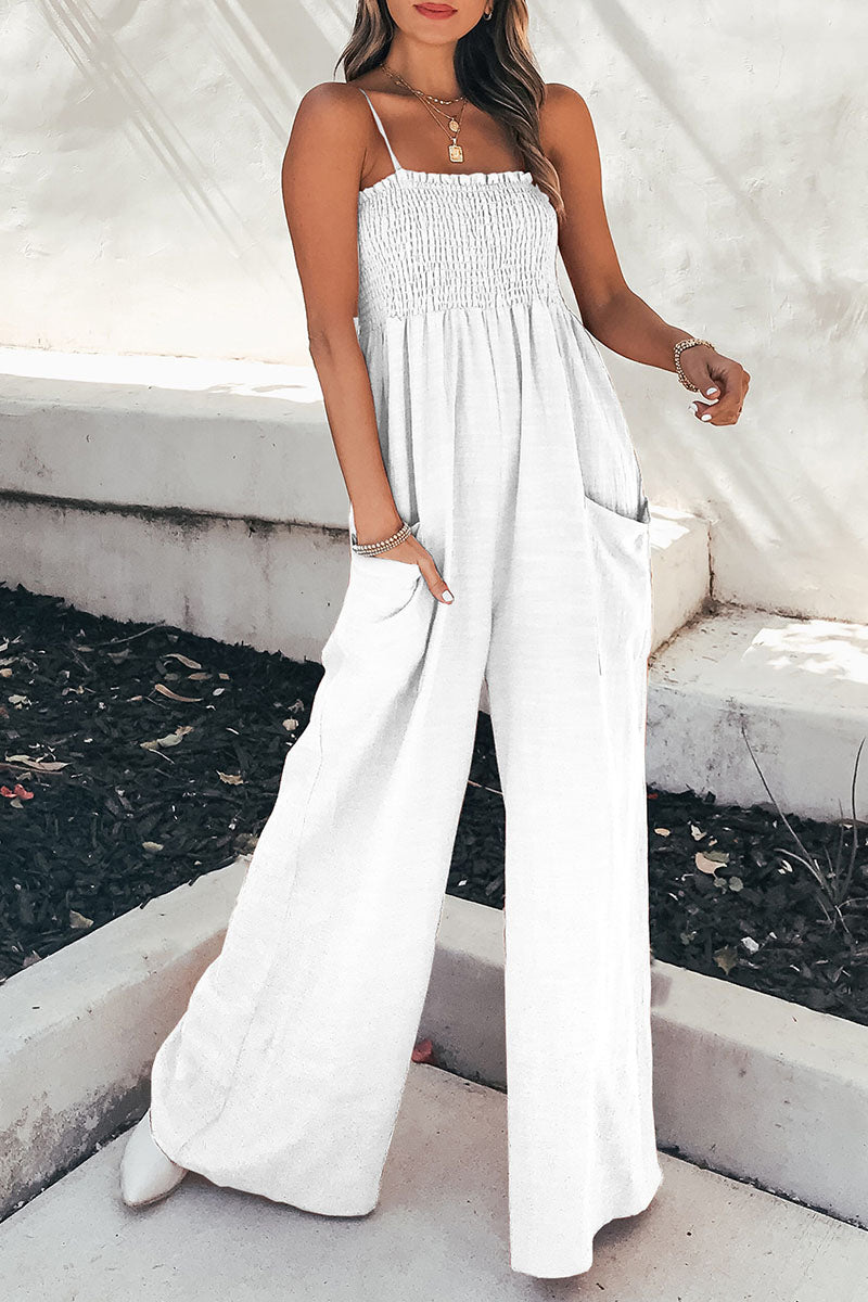 Elisa Tuta alla Moda | Salopette Larga Elegante per Estate e Occasioni Speciali TIAMUSE Jumpsuits & Rompers/Jumpsuits