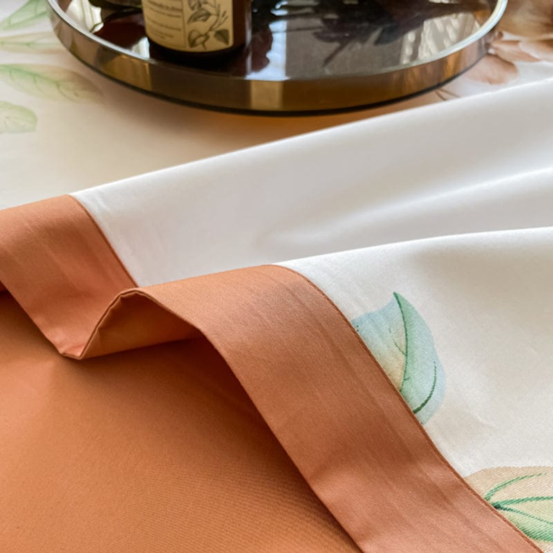 Set di Biancheria da Letto in Cotone Egiziano Flower Power – Piumone e Copripiumino | Hinaya