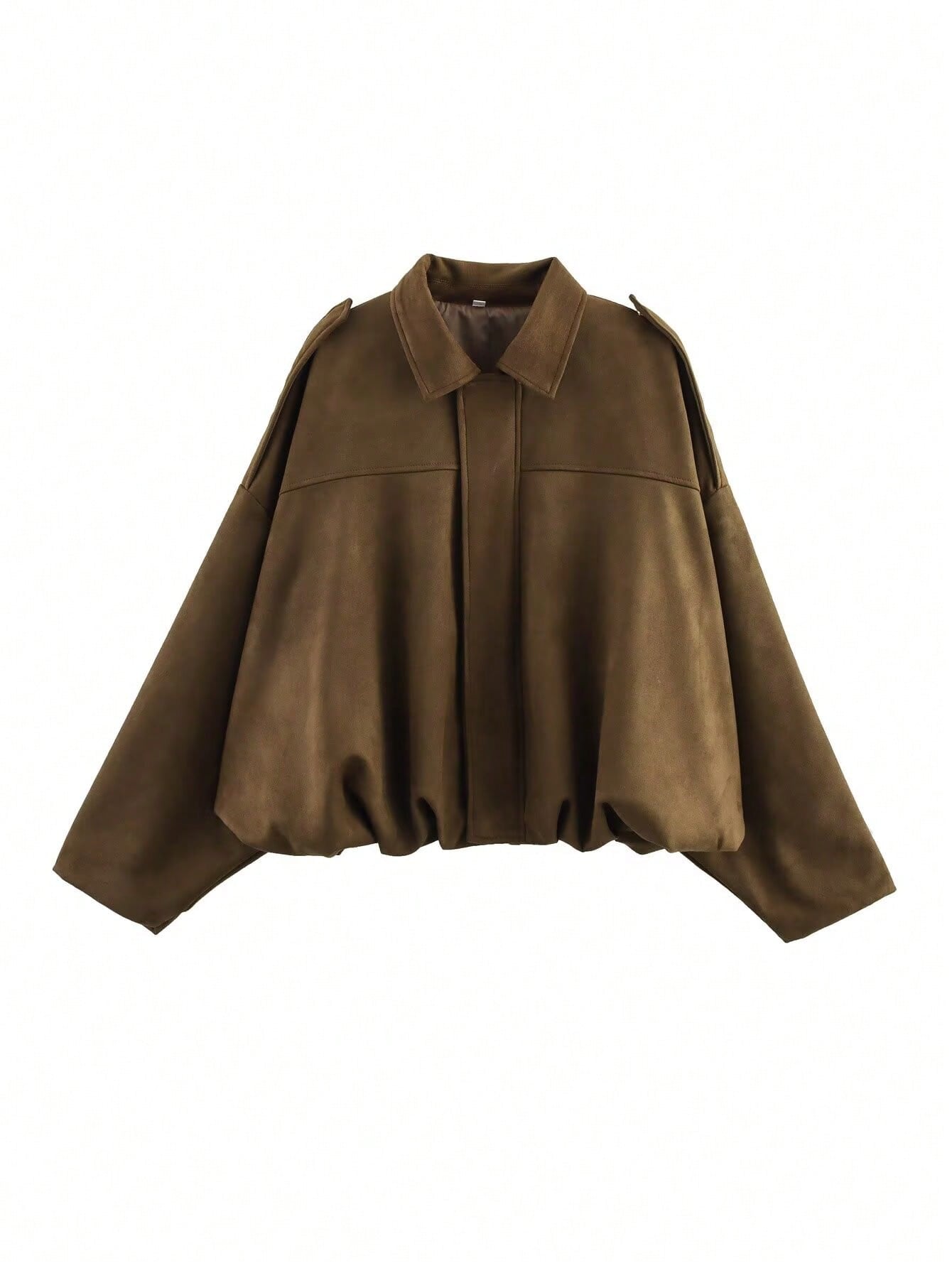 Giacca Bomber Donna in Pelle Scamosciata | Stile Pilota, Zip, Autunno/Inverno TIAMUSE Outwear