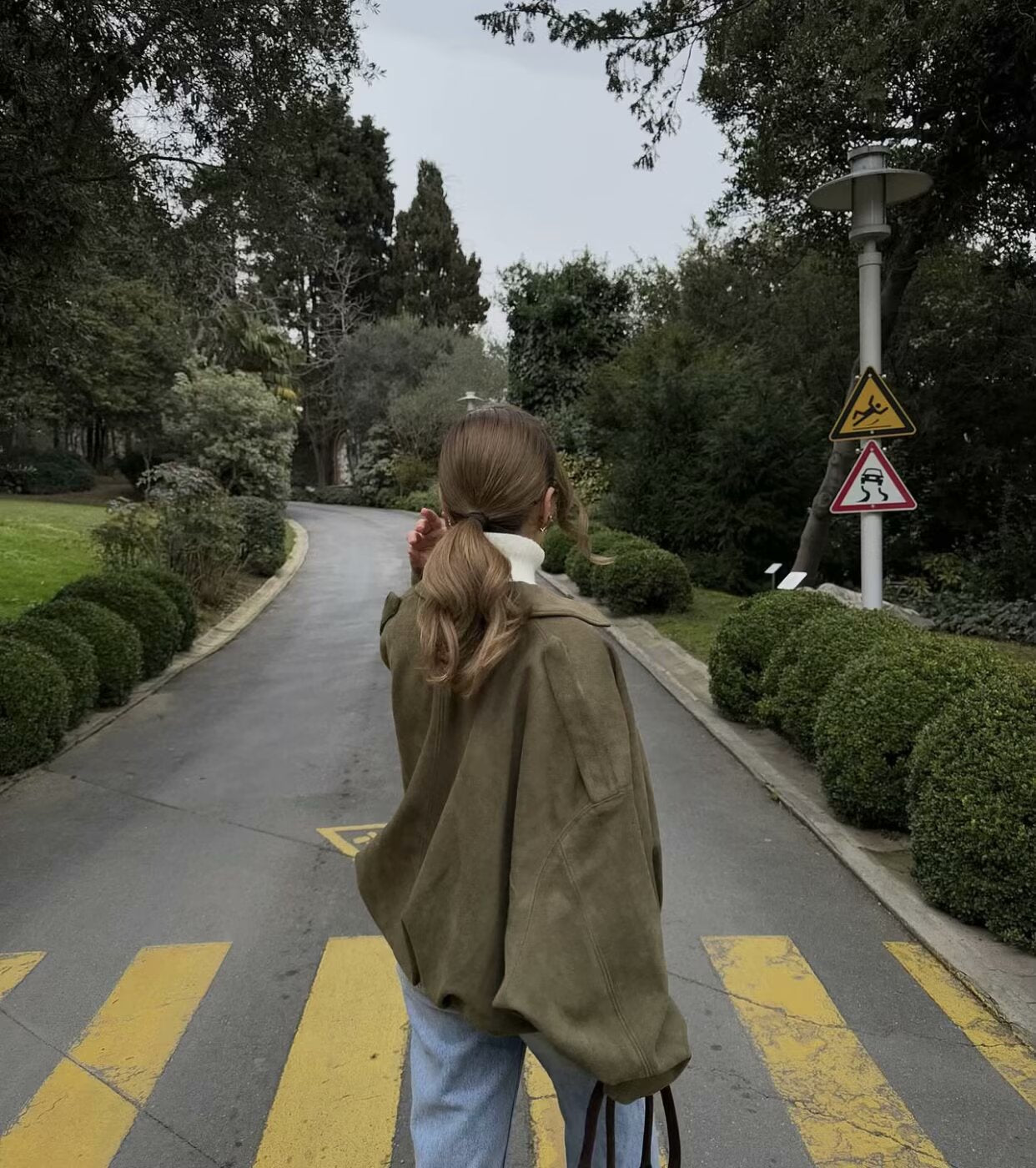 Giacca Bomber Donna in Pelle Scamosciata | Stile Pilota, Zip, Autunno/Inverno TIAMUSE Outwear