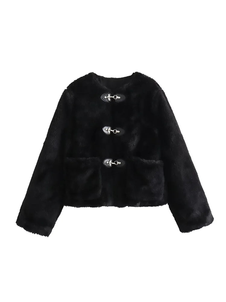 Giacca Calda da Donna con Bottoni | Perfetta per Autunno e Inverno Calista TIAMUSE Outwear