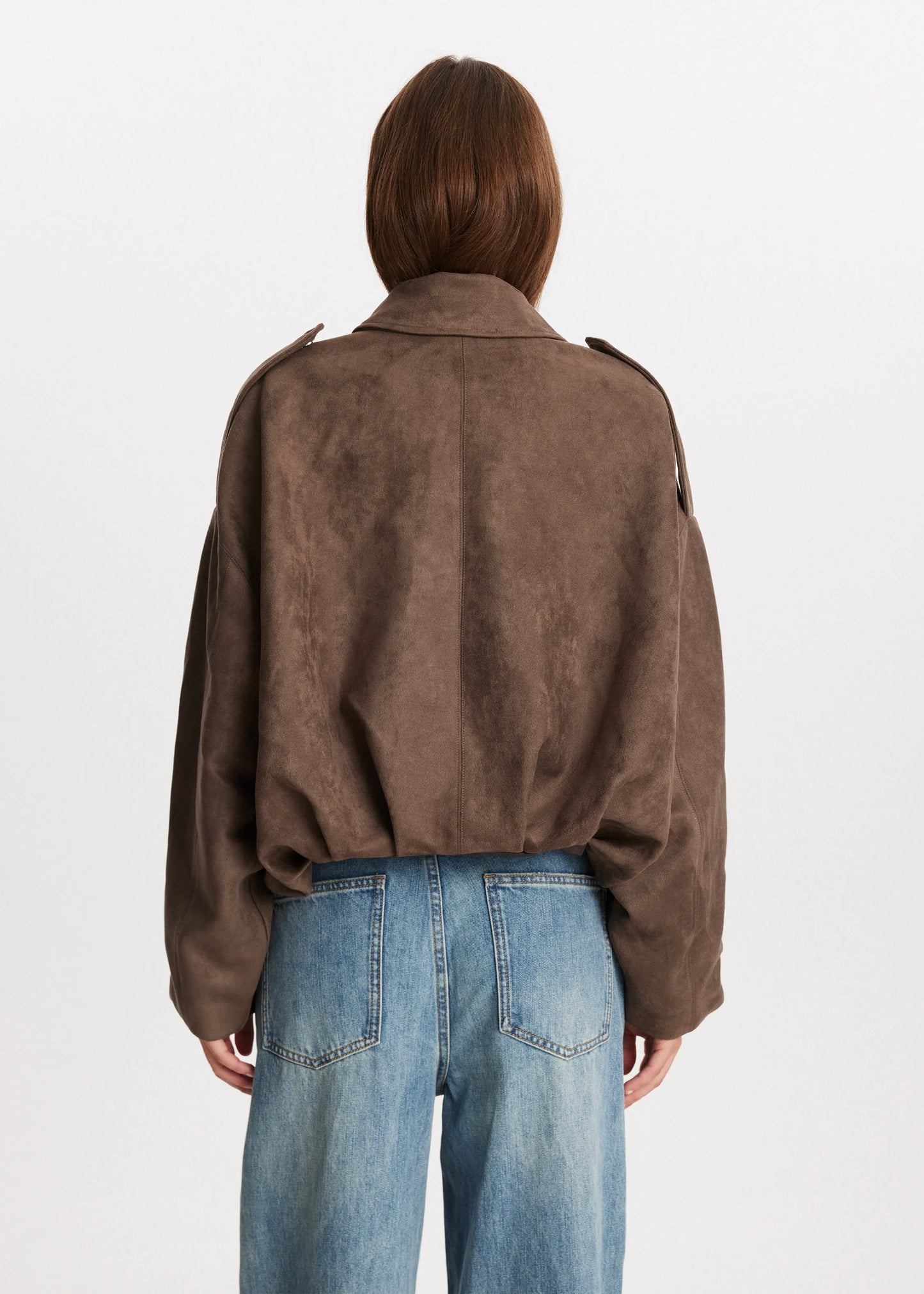 Giacca Donna effetto Suede con Zip | Perfetta per Look Autunnali e Primaverili TIAMUSE November