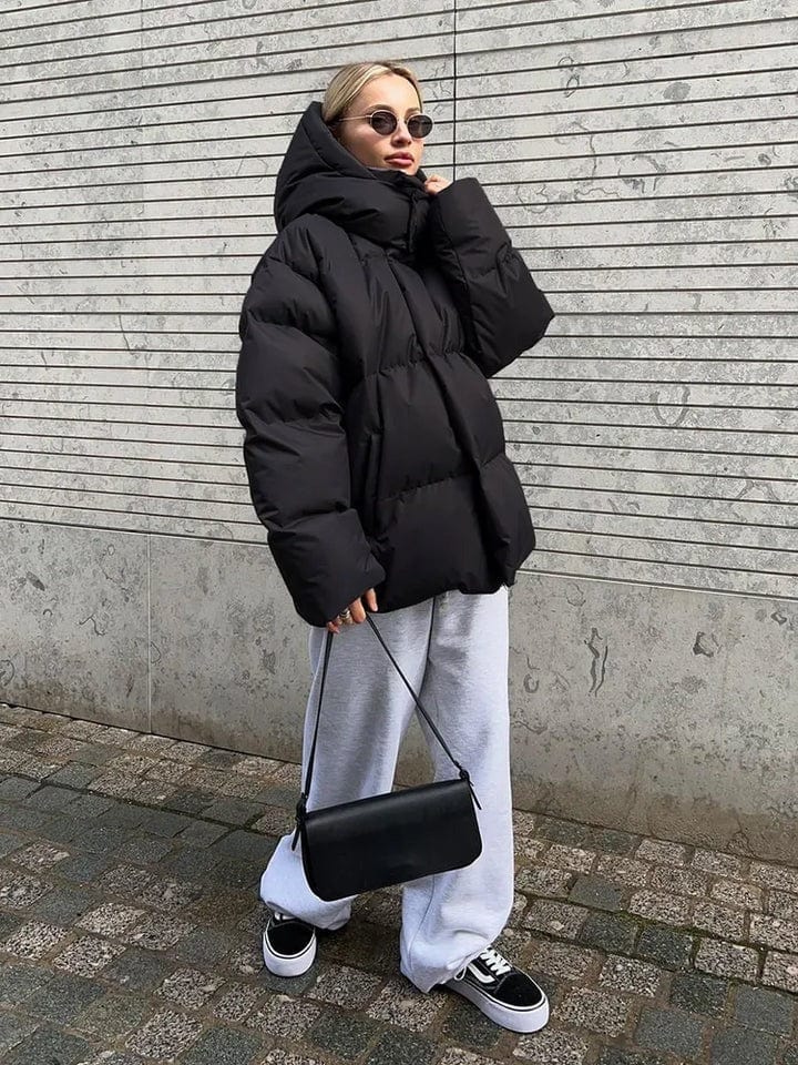 Giacca imbottita oversize da donna con calore accogliente per l'inverno | Liara TIAMUSE Outwear