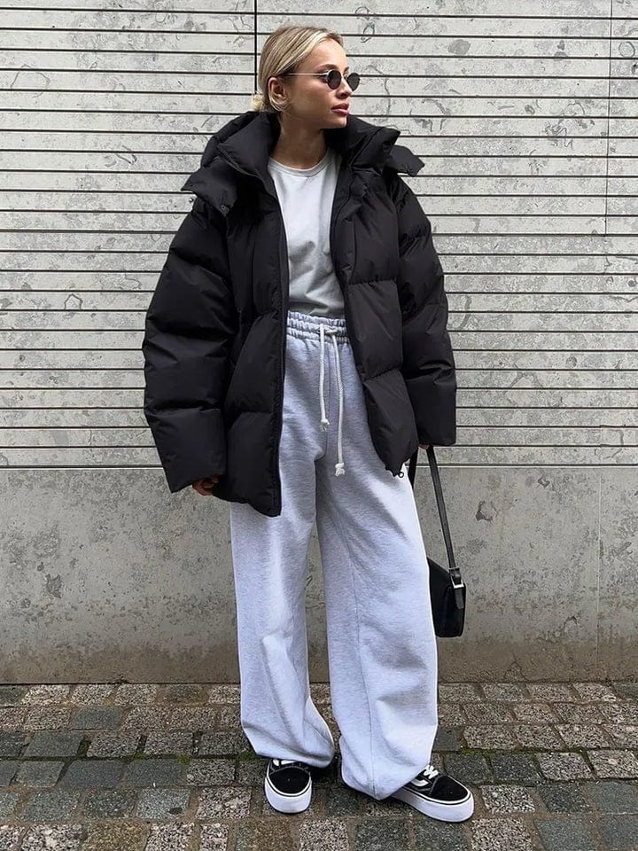 Giacca imbottita oversize da donna con calore accogliente per l'inverno | Liara TIAMUSE Outwear