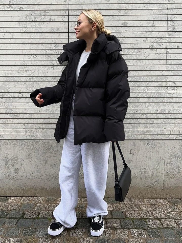 Giacca imbottita oversize da donna con calore accogliente per l'inverno | Liara TIAMUSE Outwear