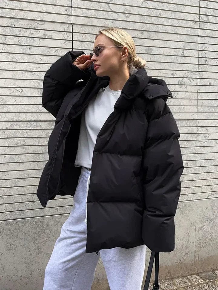 Giacca imbottita oversize da donna con calore accogliente per l'inverno | Liara TIAMUSE Outwear