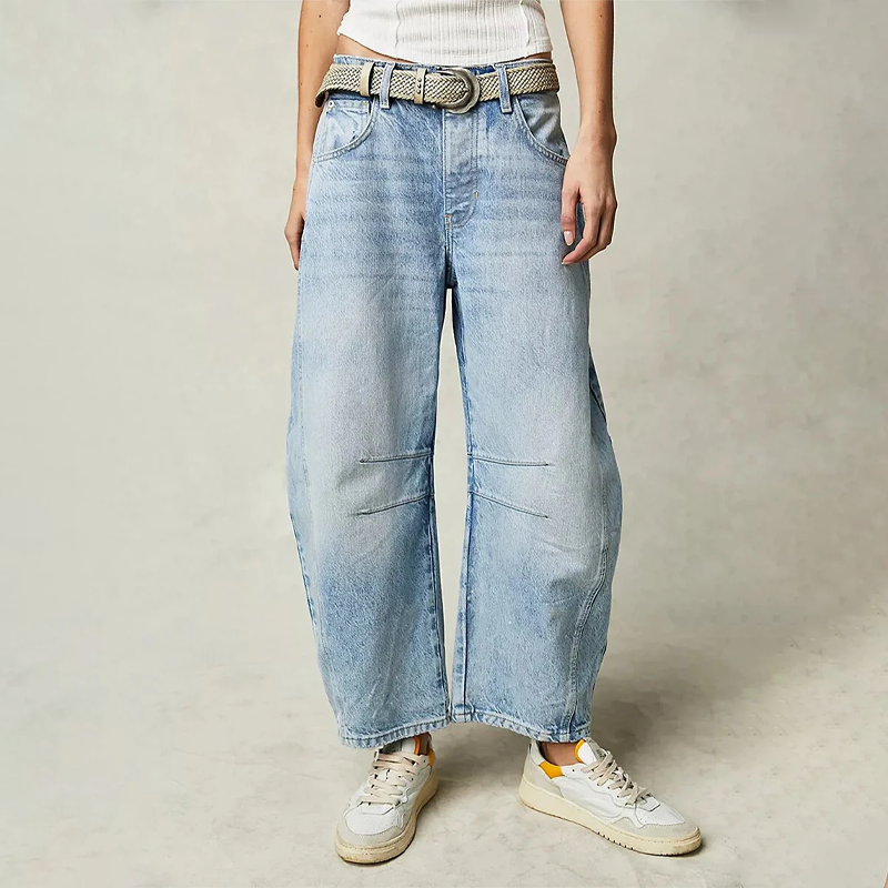 Jeans Baggy Donna 2025 | Denim Largo e Comodo per Ogni Occasione TIAMUSE