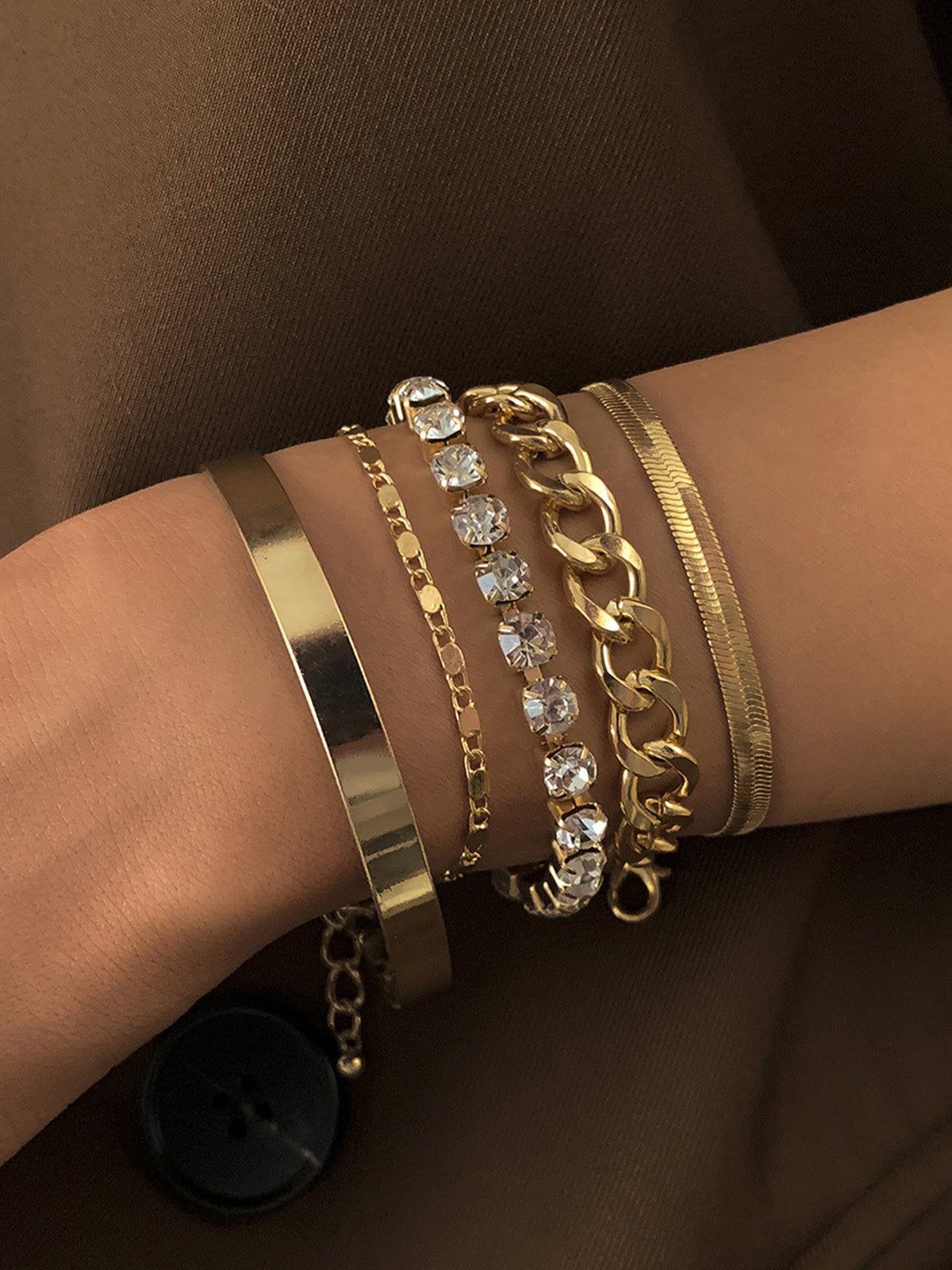 Larisa – Set di Bracciali con Strass Scintillanti 2025 TIAMUSE Bracelets Women