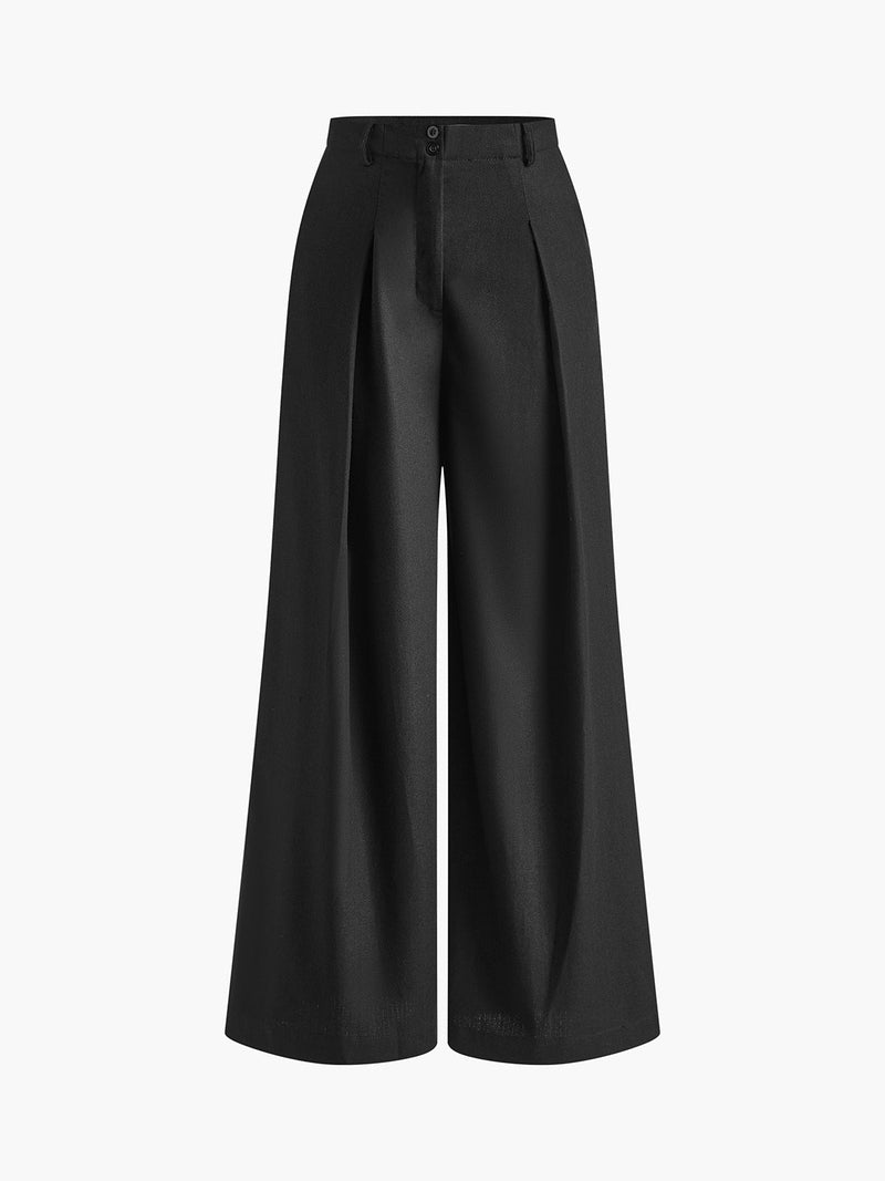 Linna Completo Comodo con Pantaloni in Lino | Completo Leggero e Versatile per Vacanze, Relax e Ogni Stagione TIAMUSE Pants Women