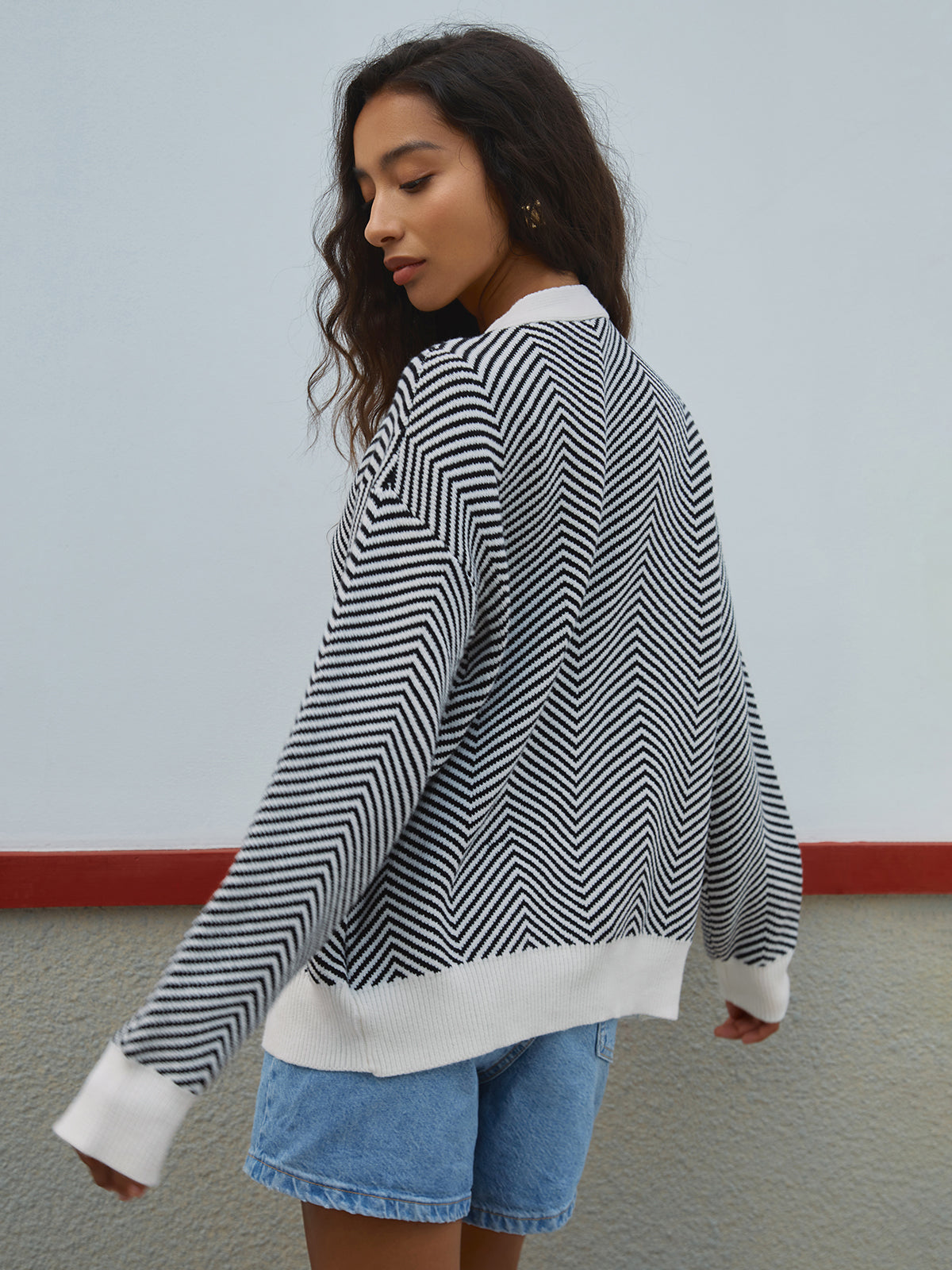 Maglione Cardigan Oversize Donna | Knitwear Trendy Stile Comodo TIAMUSE Cardigans