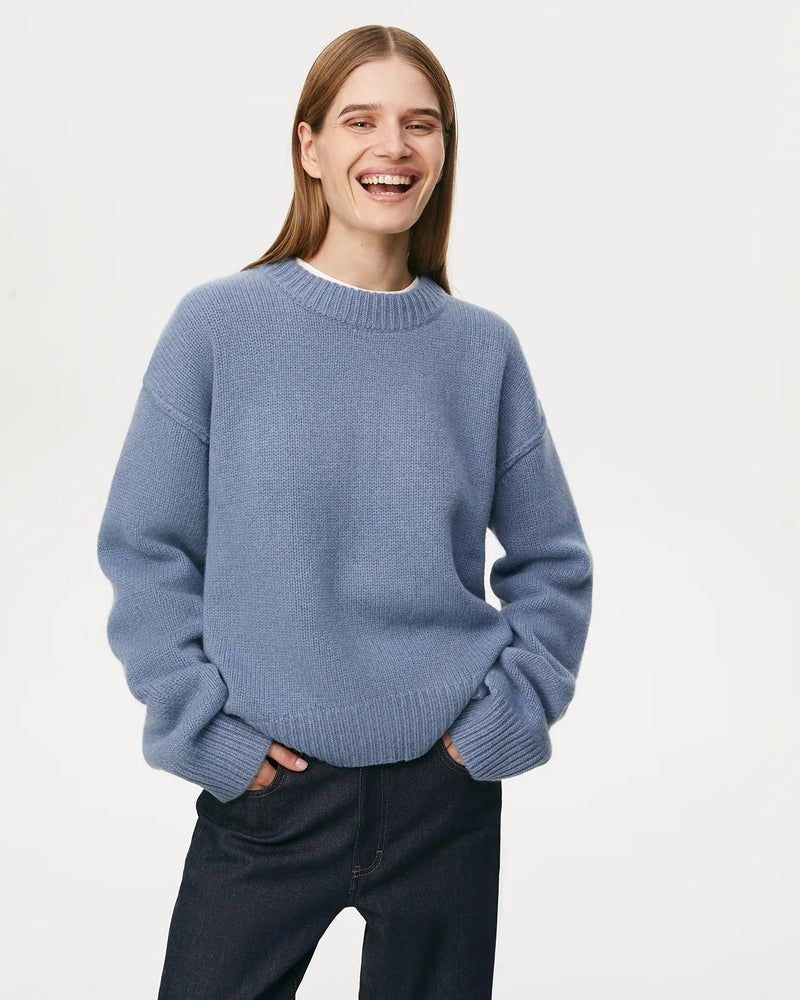 Maglione Oversize Trendy da Donna | Maglieria Calda per la Moda Autunno Inverno TIAMUSE Sweater