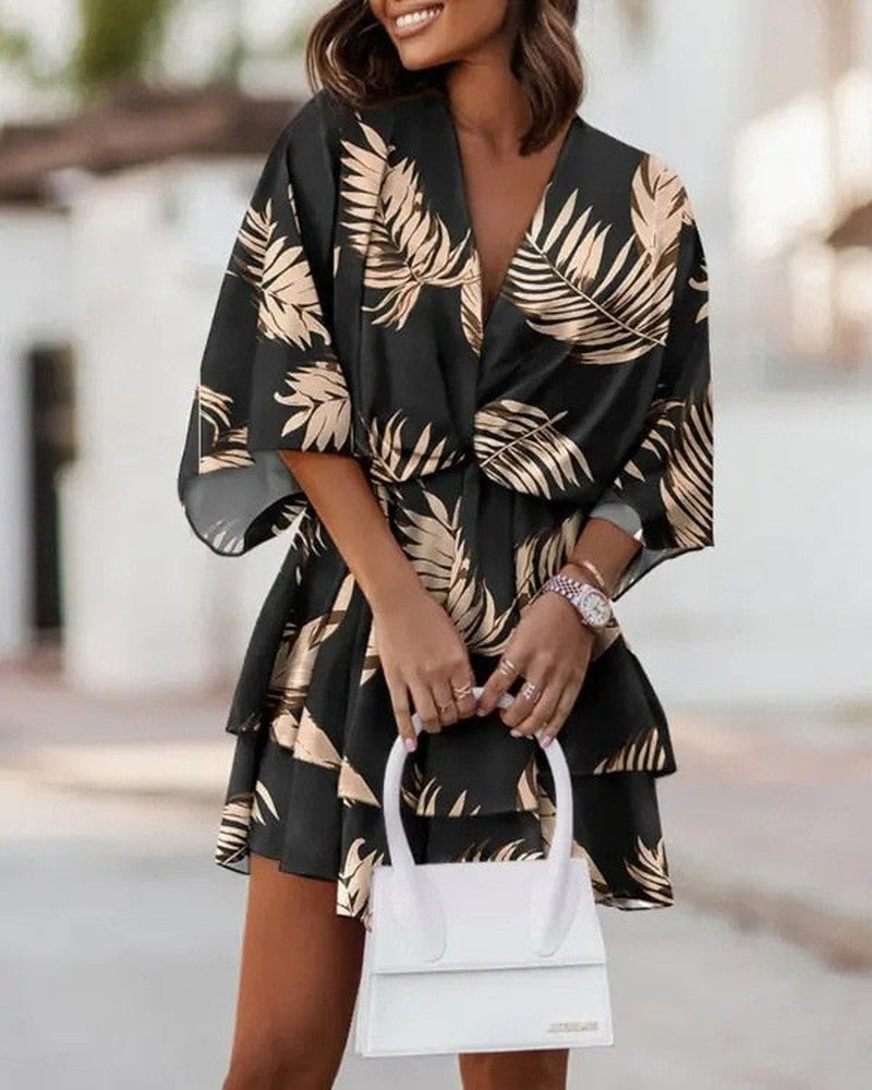 Noalin Abito Boho di Tendenza | Vestito Mini con Silhouette Rilassata per l’Estate TIAMUSE dress