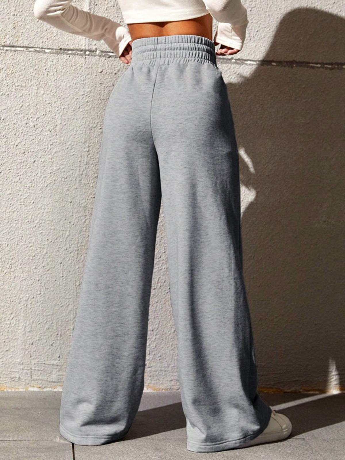 Pantaloni Donna a Gamba Larga in Felpa | Sweatpants City Walk 2025 TIAMUSE