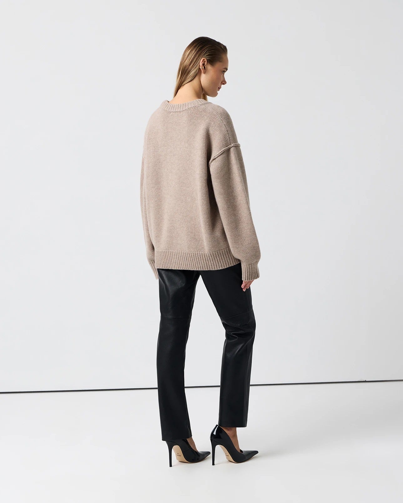 Pullover Donna Oversize | Maglione Caldo Collo Rotondo per la Stagione Fredda TIAMUSE Sweater