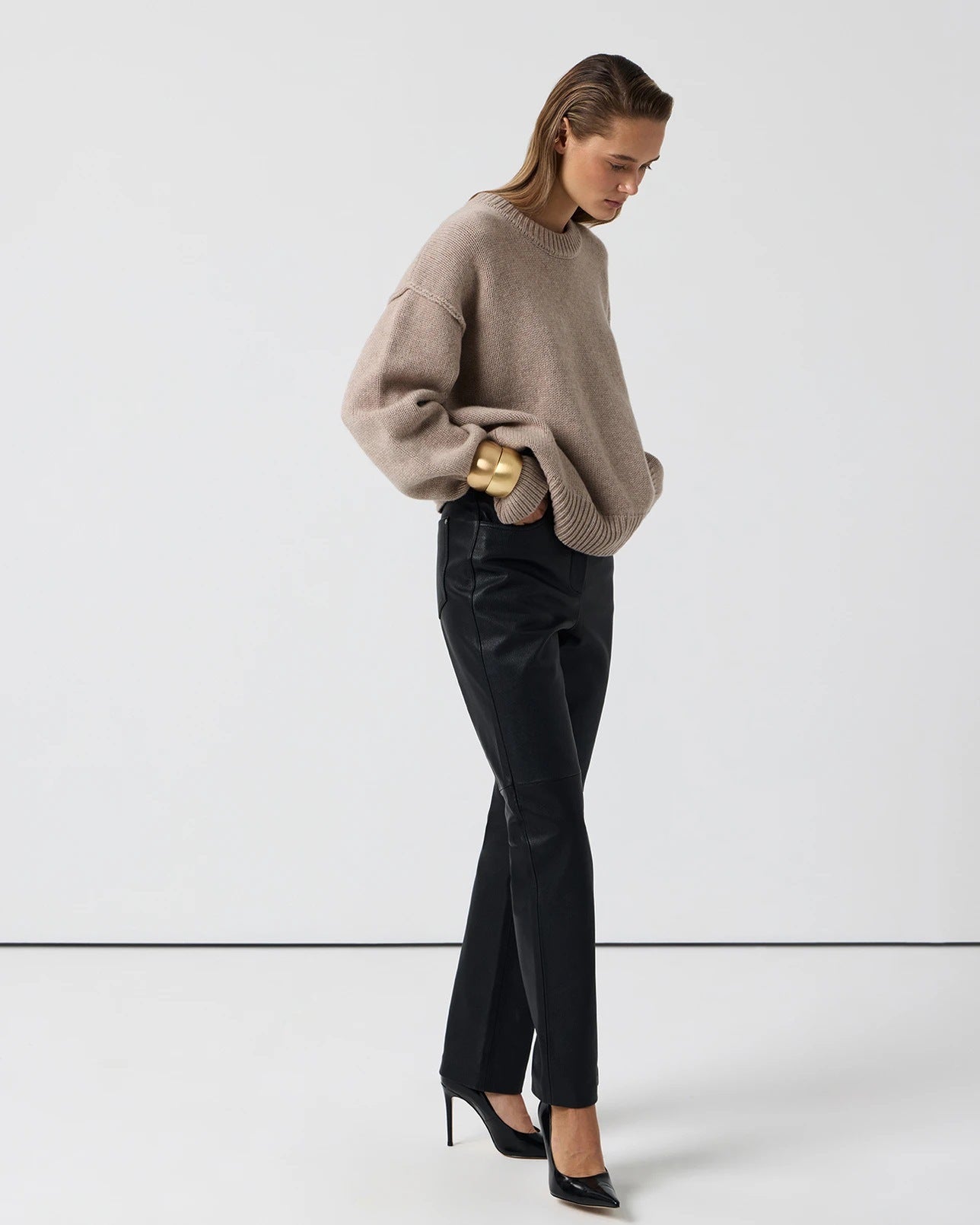 Pullover Donna Oversize | Maglione Caldo Collo Rotondo per la Stagione Fredda TIAMUSE Sweater