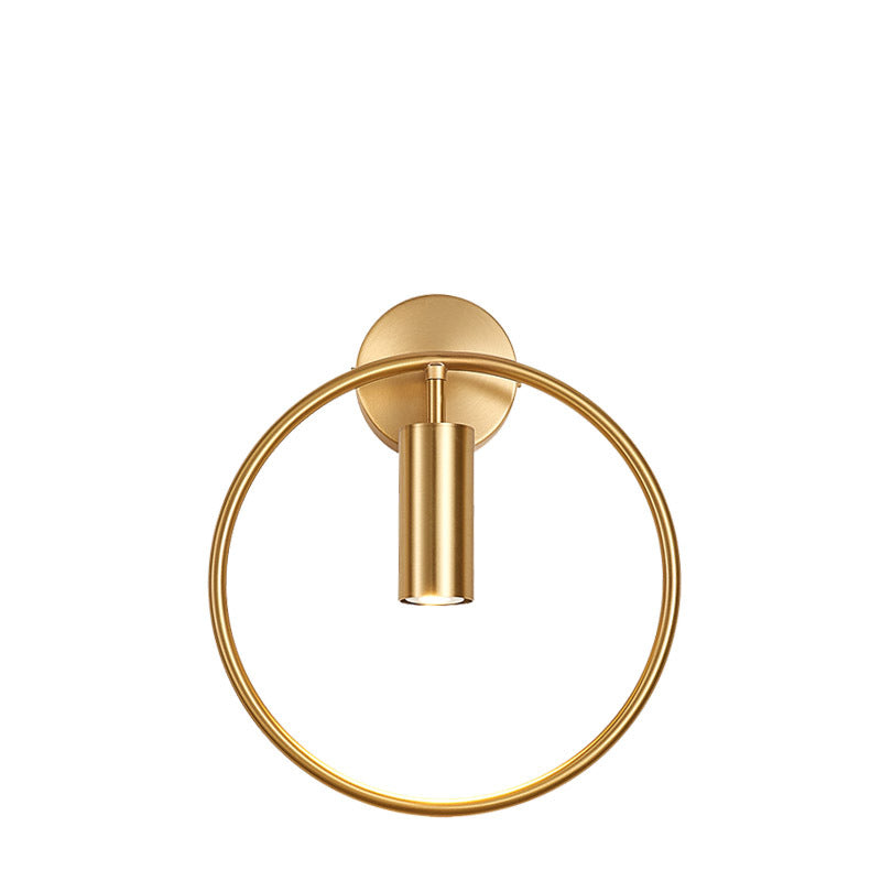 Lampada da Parete LED Oro Rotonda – Luce da Parete Minimalista per Ambienti | Antarus