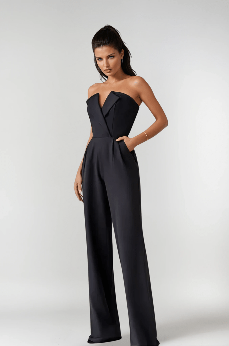 Salopette Elegante Graziella | Tuta Elegante con Pantaloni Fluidi e Vestibilità Lusinghiera TIAMUSE One-Pieces