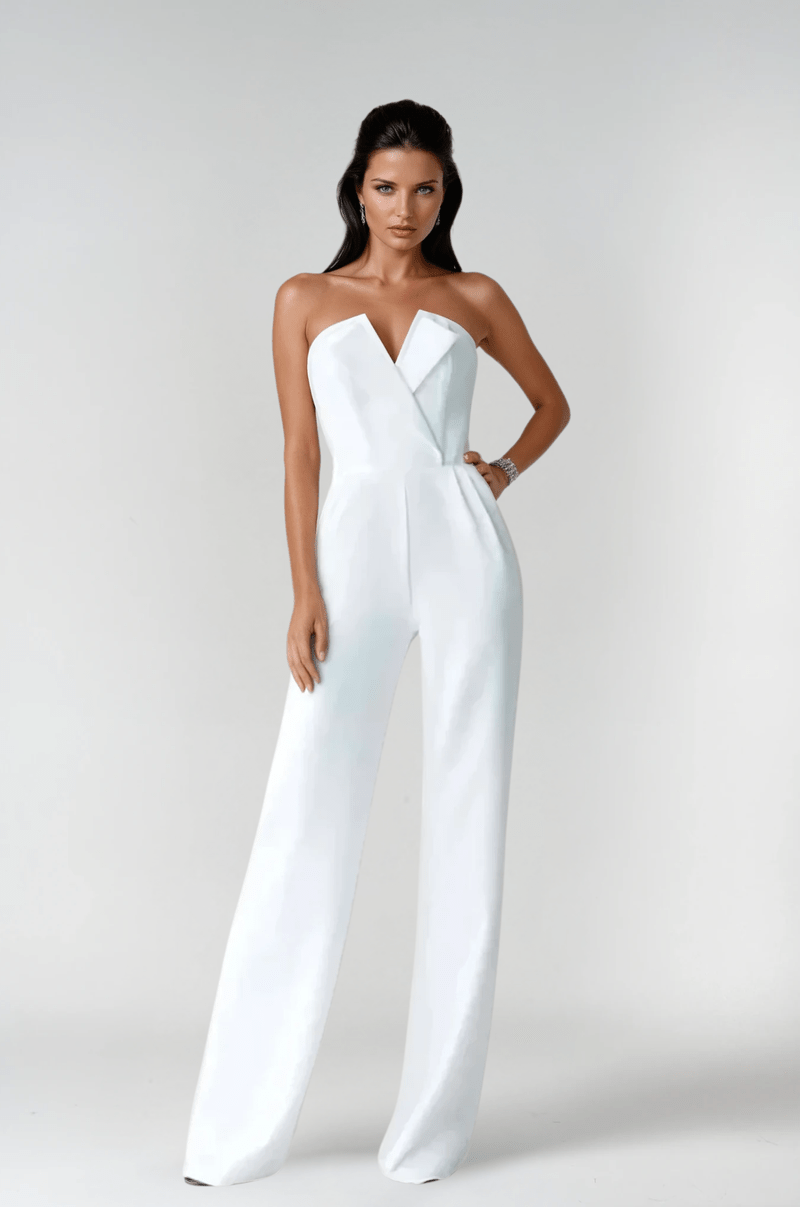 Eleganter Overall Graziella | Eleganter Overall mit fließender Hose und schmeichelhafter Passform