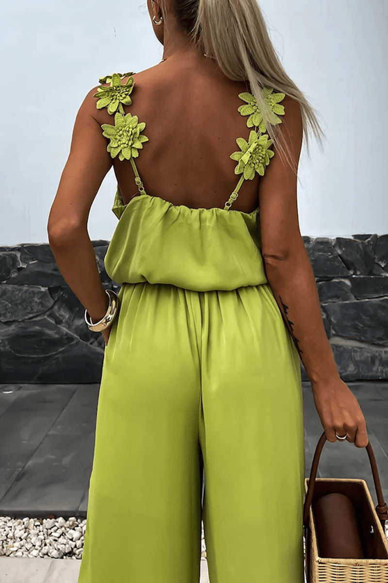 Salopette con Tasca a Forma di Fiore 2025 | Elegante Tuta Intera per Comfort Quotidiano TIAMUSE Jumpsuits & Rompers/Jumpsuits
