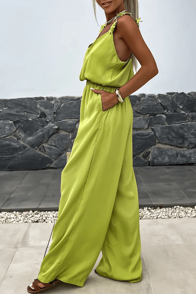 Salopette con Tasca a Forma di Fiore 2025 | Elegante Tuta Intera per Comfort Quotidiano TIAMUSE Jumpsuits & Rompers/Jumpsuits