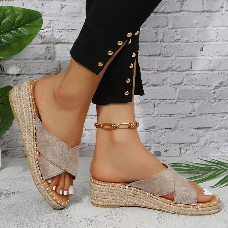 Sandali Estivi Donna con Suola in Canapa | Scarpe Comode Punta Rotonda TIAMUSE Dresses