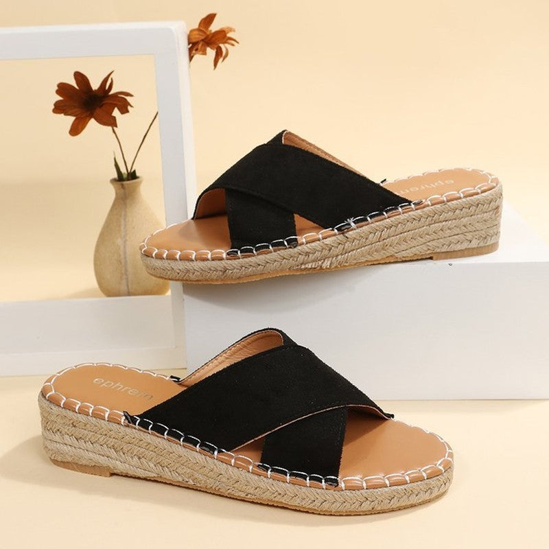 Sandali Estivi Donna con Suola in Canapa | Scarpe Comode Punta Rotonda TIAMUSE Dresses